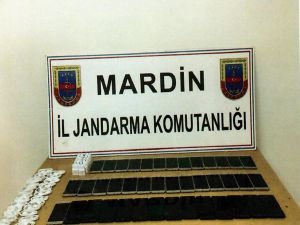 Mardin'de kaçak cep telefonu ele geçirildi