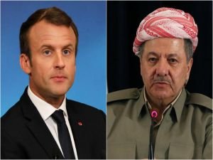 Macron'dan Barzani açıklaması