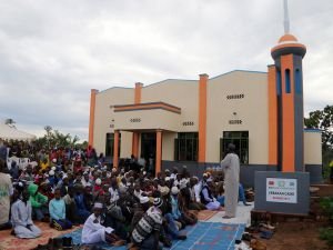 Ruanda'da Erbakan Camii ibadete açıldı