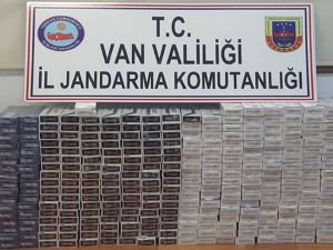 Van’da 6 bin paket kaçak sigara ele geçirildi