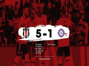 Beşiktaş Osmanlıspor'u 5'ledi: 5-1
