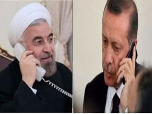 Erdoğan İran Cumhurbaşkanı Ruhani ile telefon görüşmesi yaptı
