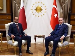 Cumhurbaşkanı Erdoğan, Katar Emiri El Sani ile görüştü