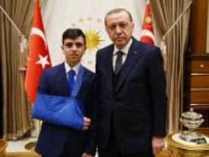 Cumhurbaşkanı Erdoğan Filistinli Cüneydi’yi kabul etti