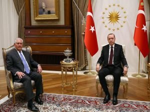 Erdoğan-Tillerson görüşmesi sona erdi