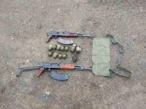 Menfezde PKK’ya ait silah ve mühimmat bulundu