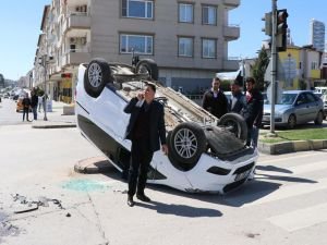 Gaziantep’te trafik kazası: 1’i çocuk 4 yaralı