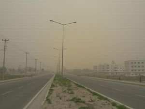 Toz bulutu Nusaybin’de etkisini gösterdi