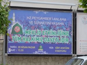 Siirt’te Mevlid etkinliği hazırlıkları sürüyor