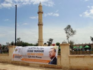 Erdoğan, Zeynel Abidin Camisi'nin açılışına bağlandı
