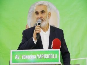 Yapıcıoğlu: "Milleti oy deposu olarak görmeyeceğiz"