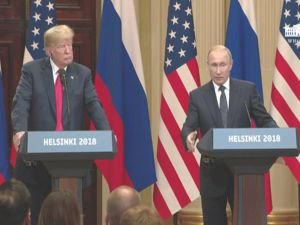 Putin ve Trump'tan ortak basın toplantısı