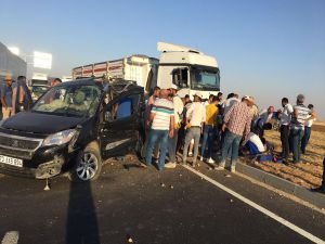 Mardin'de trafik kazası: Biri bebek 4 yaralı