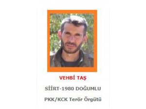Turuncu listede yer alan PKK'lı öldürüldü