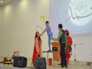 Kur'an kursu öğrencilere yıl sonu etkinliği