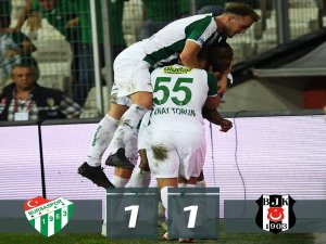 Beşiktaş Bursa'da tekledi: 1-1