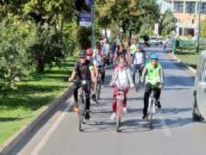 Gaziantep'te bisiklet turu düzenlendi