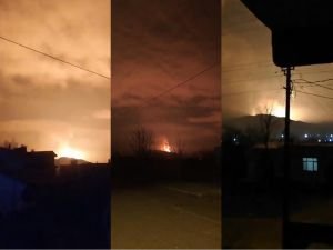 Sakarya'da doğalgaz hattında patlama