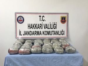 PKK operasyonunda 35 kilo toz esrar ele geçirildi