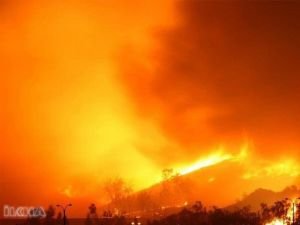 Orman yangınında 30 itfaiyeci öldü