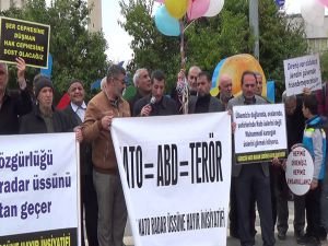 Malatyalılardan "NATO'ya ve üslerine hayır!" eylemi