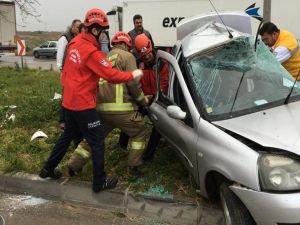 Balıkesir'de kaza: Bir yaralı