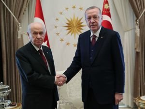 Cumhurbaşkanı Erdoğan Bahçeli’yi kabul etti