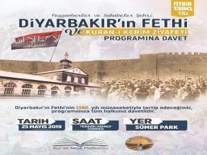 Kur'an Nesli Platformu Diyarbakır'ın fethini kutlayacak