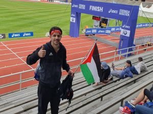 İsveçli aktivistlerden Filistinli atlete destek, siyonistlere tepki