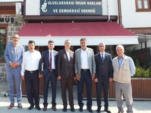 HÜDA PAR Ankara teşkilatından Uluslararası İnsan Hakları Derneğine ziyaret