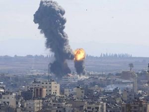 Siyonist işgal rejimine ait savaş uçakları Gazze’deki tarım alanlarını bombaladı