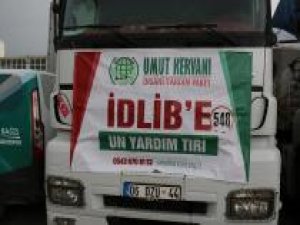 Umut Kervanı İdlib'de bin 160 aileye her gün ekmek yardımında bulunacak