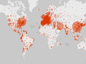 Küresel Coronavirus vakaları 600 bine yaklaştı