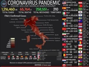 Fransa'da Coronavirs'ten ölenlerin sayısı 24 bin 760 oldu