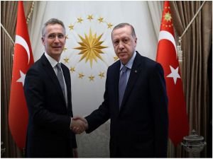 Cumhurbaşkanı Erdoğan, NATO Genel Sekreteri'yle görüştü