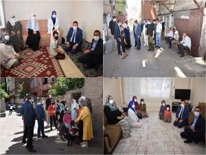 Diyarbakır Bağlar Belediye Başkanı’ndan sosyal mesafeli ev ziyaretleri