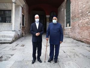 Kafkas Müslümanları İdaresi Başkanı Paşazade'den Diyanet İşleri Başkanı Erbaş'a ziyaret
