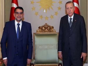 Cumhurbaşkanı Erdoğan Kuzey Makedonya Anayasa Mahkemesi Başkanı Murat’ı kabul etti