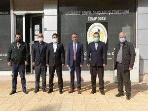 HÜDA PAR Gaziantep İl Başkanı Göçer salgından etkilenen servisçileri ziyaret etti