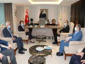 HÜDA PAR Genel Başkanı Sağlam’dan İYİ Parti Genel Başkanı Akşener’e ziyaret