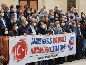 Mardin’de 103 sivil toplum kuruluşundan 103 emekli amiralin "darbe" imalı bildirisine tepki
