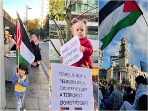 Yeni Zelanda'da Filistin'e destek gösterileri düzenlendi