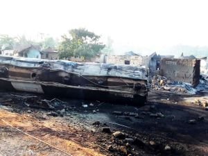 Gana'da tanker patladı: 3 ölü 7 yaralı