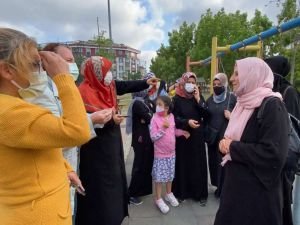 HÜDA PAR İstanbul Kadın Kollarından kentsel dönüşüm mağdurlarına ziyaret