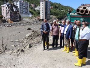 HÜDA PAR Genel Başkanı Yapıcıoğlu afet bölgesinde