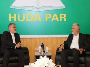 ​İran Büyükelçisi Farazmand'dan HÜDA PAR Genel Başkanı Yapıcıoğlu'na ziyaret