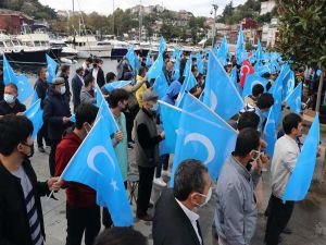 Çin'in 72 yıllık Doğu Türkistan işgali İstanbul'da protesto edildi