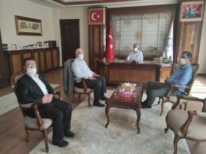 HÜDA PAR Adana İl Başkanı Demir'den İl Müftüsü Çınar'a ziyaret