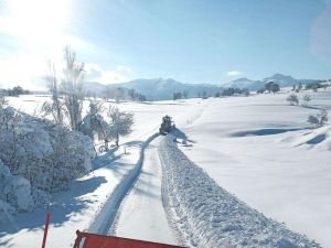 Sivas'ta kar nedeniyle 413 köy yolu ulaşıma kapalı