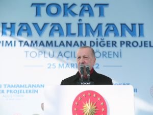 Cumhurbaşkanı Erdoğan Tokat Havalimanı açılış töreninde konuştu